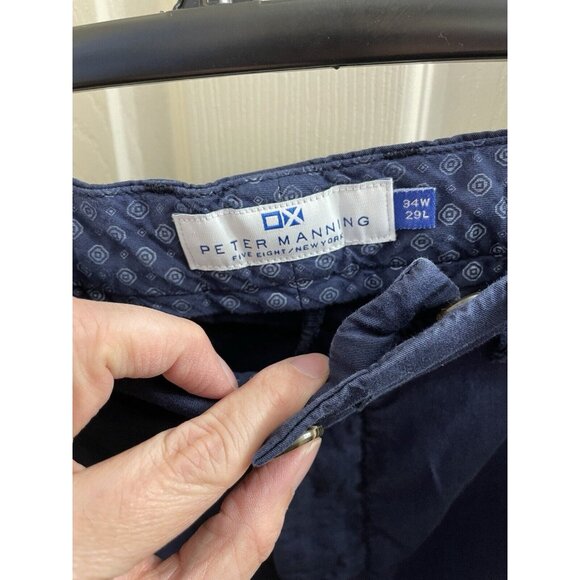 Peter Manning Lightweight Stretch Chino Pants Trousers Men's Size 34x29 Standard - Picture 6 of 14